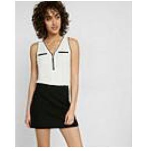 NWOT Piped zip tank, never worn. Size small